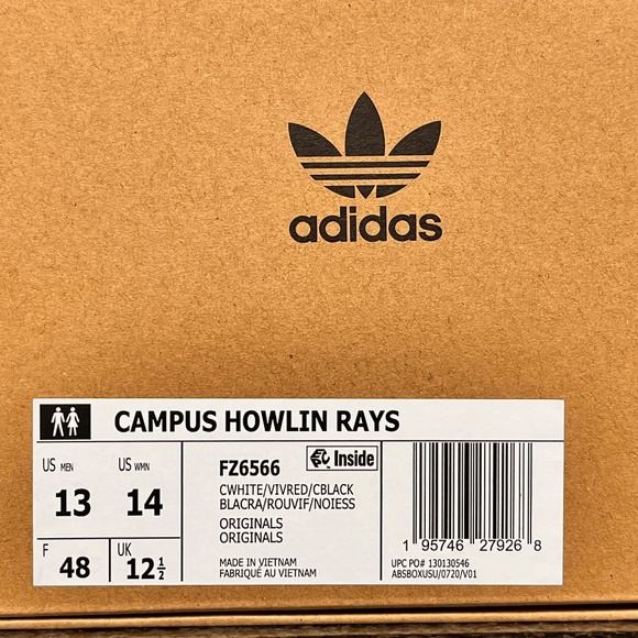 Adidas Campus 80\'s Howlin’ Ray’s Nashville Hot Drop FZ6566 ----- SIZE 13M!! main image 6
